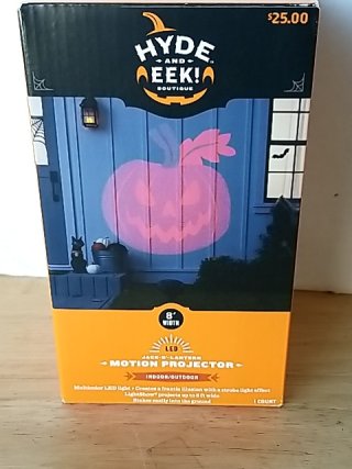 Item #392 — New Hyde and Eek Jack-O-Lantern Projector