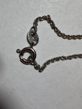 Item #152 — Sterling silver necklace with hands Hand if Fantima photo 4 of 4