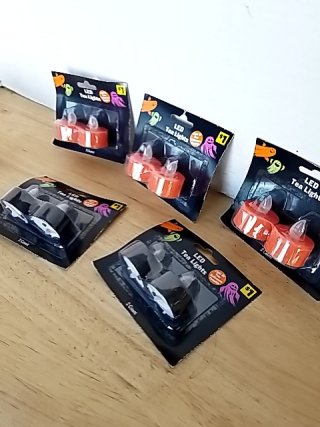 Item #455 — New Halloween LED Tea Lights photo 2 of 2