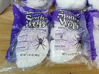 Item #171 — New Spider Web Halloween Decoration Packs photo 2 of 3