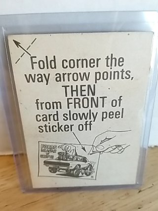 Item #42 — Mini-Quick Racing Card photo 2 of 2