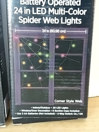 Item #368 — New Spider Web LED Lights - 2 Pack photo 2 of 2