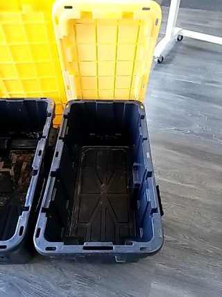 Item #260 — USED Storage Bins with Lids Largest 32 by 18 by 14 photo 2 of 5