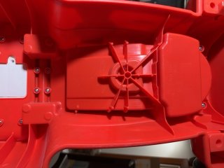 Item #474 — Kid's Red Ride-On Toy Car Works,24x16x17 photo 3 of 3