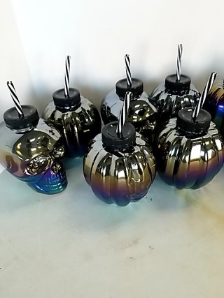 Item #288 — Iridescent Skull & Pumpkin Tumblers photo 3 of 4