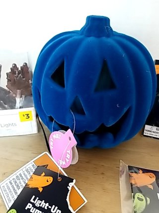 Item #431 — New Halloween LED Light Set & Pumpkin photo 2 of 5