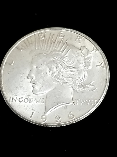 Item #16 — 1926-S Peace silver dollar photo 1 of 2