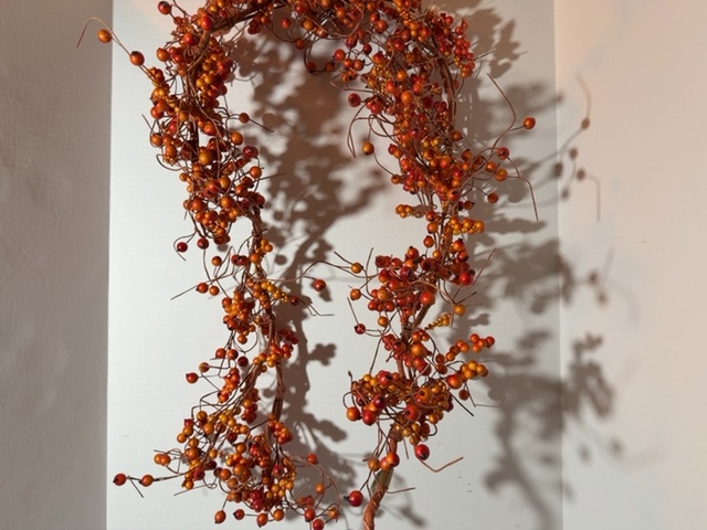 Item #297 — Autumn Berry Wreath, 5 ft photo 1 of 4