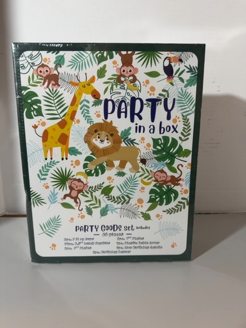 Item #300 — Jungle Party in a Box Set Sealed photo 1 of 3