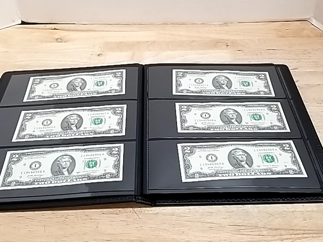 Item #90 — 60 Sequential $2 notes, please read description photo 1 of 7