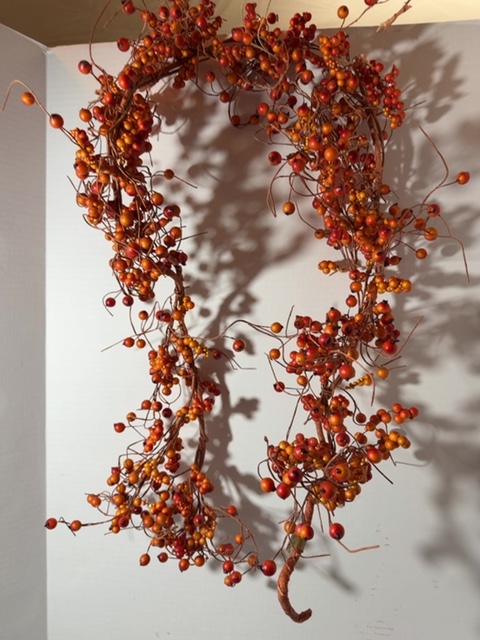 Item #296 — Autumn Berry Wreath 5 ft photo 1 of 4