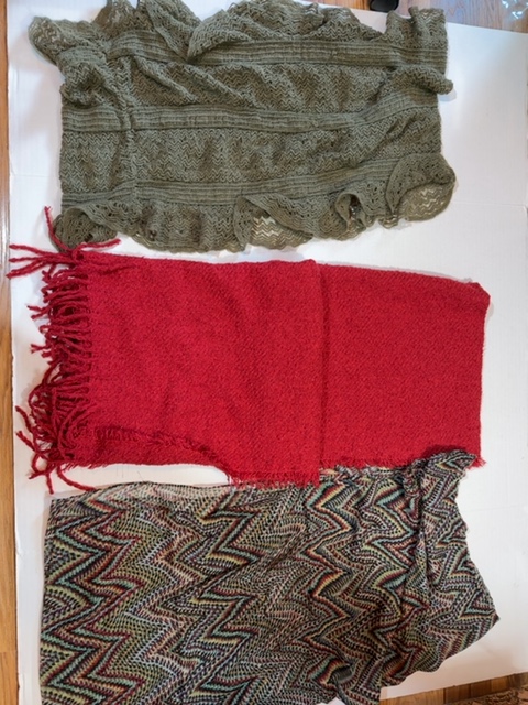 Item #311 — 3 ladies scarves and shawls photo 1 of 4