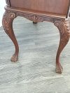 Item #23 — ANTIQUE Wood Side Table/drawers 29 by 21 by 13 inch, good cond photo 7 of 8