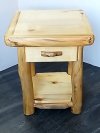 Item #40 — LOG Nightstand, Excellent Condition, 27 by 22 by 22 inch photo 1 of 7