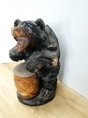 Item #48 — Carved Bear Drummer Figurine 12 inch tall photo 2 of 4