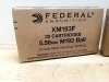 Item #49 — Federal XM193F 5.56mm Ammo 40 rounds, cant ship photo 2 of 2