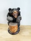 Item #48 — Carved Bear Drummer Figurine 12 inch tall photo 1 of 4