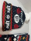 Item #306 — Miller Lite Holiday hat and scarf set, adult size photo 2 of 6