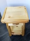 Item #40 — LOG Nightstand, Excellent Condition, 27 by 22 by 22 inch photo 2 of 7