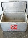 Item #85 — VINTAGE 7UP Metal Cooler 22 by 14 by 13 inch photo 6 of 8