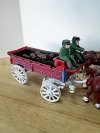 Item #15 — CAST iron horse and buggy, approx 5 inch tall photo 7 of 9