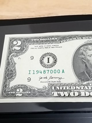 Item #90 — 60 Sequential $2 notes, please read description photo 3 of 7