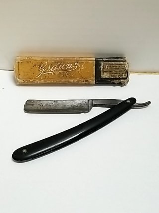 Item #24 — Vintage German Griffon XX Straight Razor photo 1 of 6