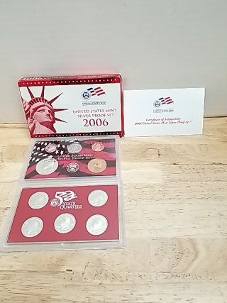 Item #76 — 2006 US Mint Silver Proof Set