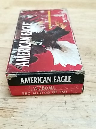 Item #26 — American Eagle .380 Auto Ammo, 50 Rounds, cant ship photo 1 of 2