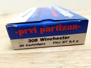 Item #5 — Prvi Partizan 308 Winchester Ammo 20 rounds, cant ship photo 2 of 2