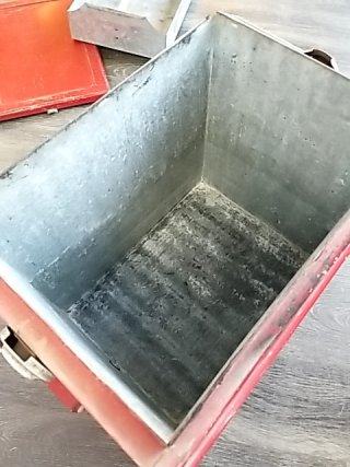 Item #52 — VINTAGE Coca-Cola Metal Cooler, 21 by 18 by 13 inch photo 7 of 7