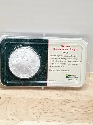 Item #63 — 2005 Silver American Eagle Coin