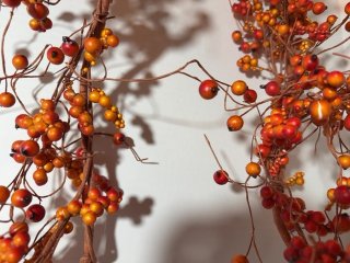 Item #295 — Fall Berry Wreath 5ft photo 3 of 4