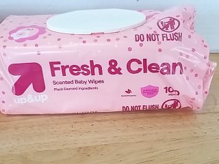 Item #257 — New Up & Up Baby Wipes - 2 Pack Each has 100 wipes photo 2 of 2
