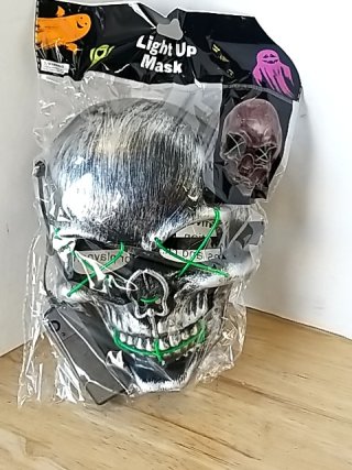 Item #164 — New Light Up Skull Halloween Mask photo 1 of 2