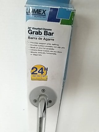 Item #43 — New 24" Chrome Grab Bar photo 2 of 3