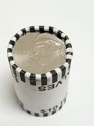 Item #31 — $10 Roll of 1776-2026 Half dollars photo 1 of 2