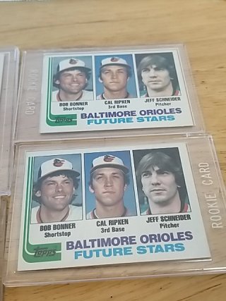 Item #181 — 3 Cal Ripken, Alex Rodriquez, 2 Lou Whitaker, rookie cards photo 6 of 7