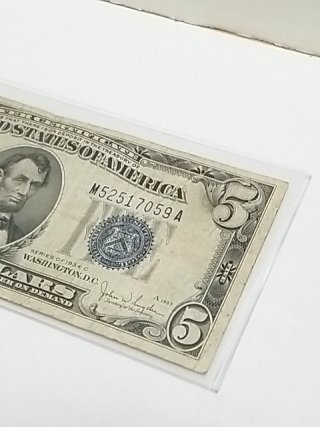 Item #29 — Series 1934 C $5 Silver Certificate Note photo 3 of 6
