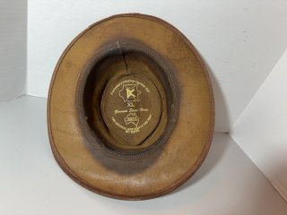 Item #210 — Brown Leather Outback Hat photo 3 of 4