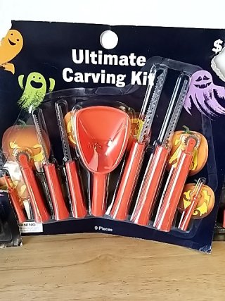 Item #148 — New Halloween Carving Kit with LED Lights photo 2 of 4