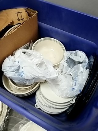 Item #359 — TOTE of dishes photo 2 of 4