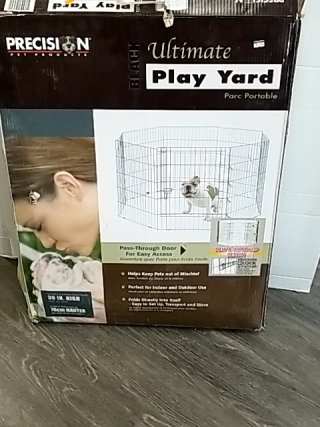 Item #73 — PRECISION Pet Play Yard, 8 panels, each 24 inch by 30 inch photo 1 of 4