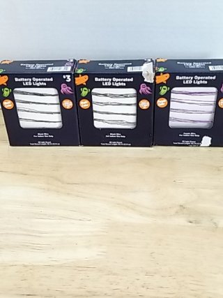 Item #64 — New Halloween LED Lights 3 Pack