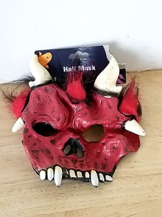 Item #120 — New Red Devil Half Mask