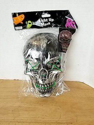Item #110 — New Light Up Skull Mask photo 1 of 2