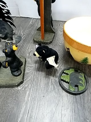 Item #350 — BEAR figurine collection with bowl photo 5 of 7