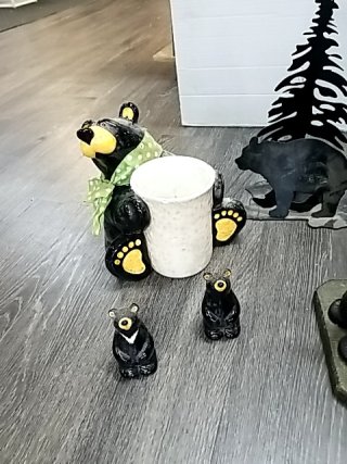 Item #350 — BEAR figurine collection with bowl photo 2 of 7