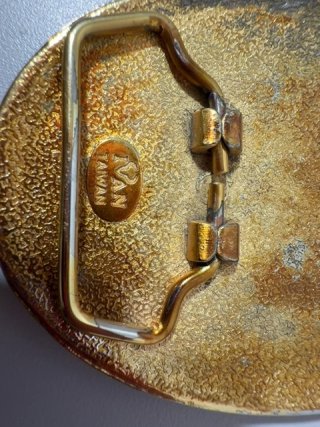 Item #290 — Patriotic belt buckle, 3.5 x 2.5 photo 4 of 4