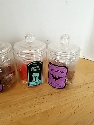 Item #282 — New Halloween Candy Jars Set photo 4 of 4